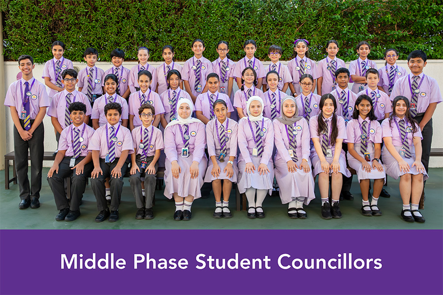 Middle Phase Student Councillors 2025