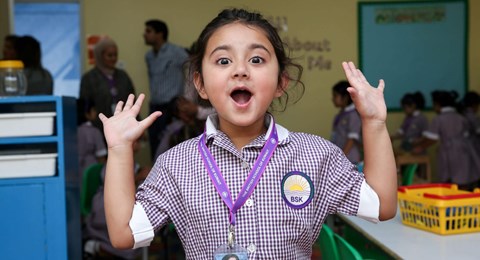 Girl in classroom